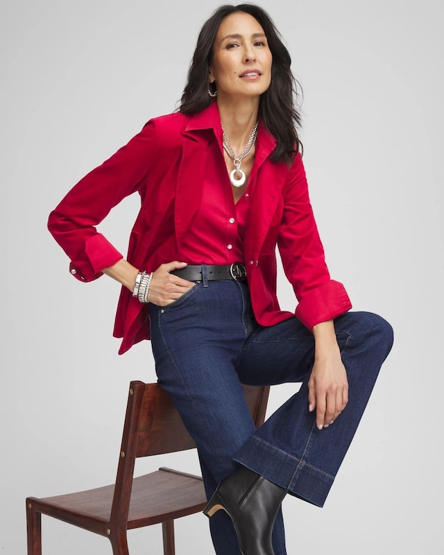 Velvet Blazer - image 2